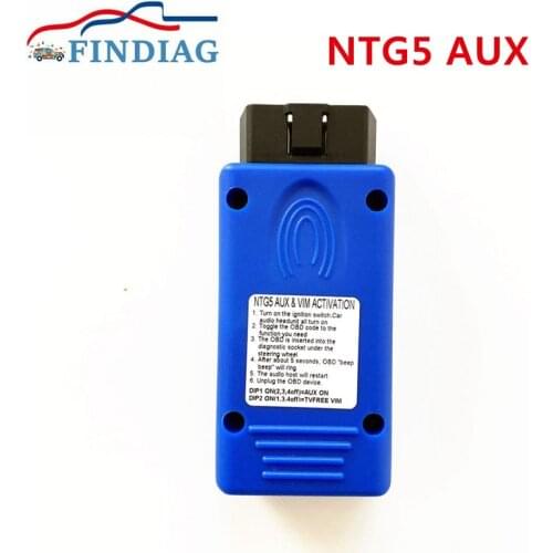 Activator NTG5 AUX & VIM For COMAND Online OBD NTG5 Support Model W205 X253 V/X/W222 W447 Plug & Play Activation Tool Via OBD II