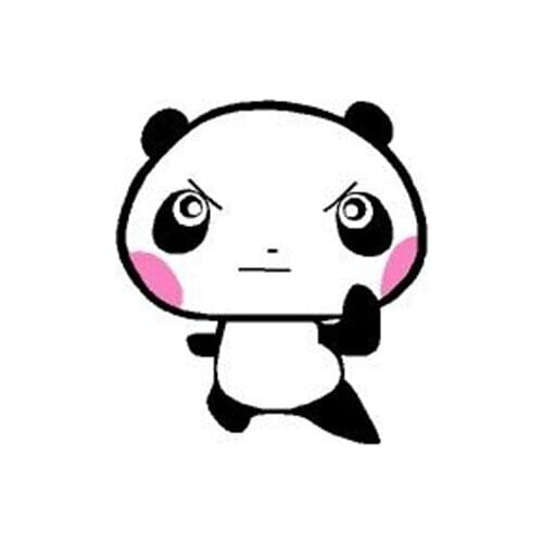 Large Size 27*27cm Wall Toilet Refrigerator Decal Creative Funny Cute Panda Animal Wall Stickers For Kids Bedroom Decoration