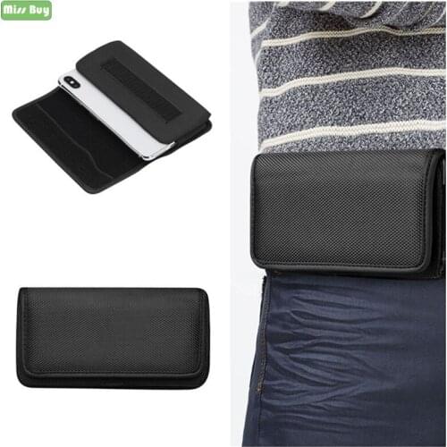 Oxford Fabric Phone Pouch For Huawei Y7 Y3ii Y5ii Y6ii Y3 Y5 Y6 2017 Waist Bag For Huawei Y3 Y6 Y7 Y9 2018 Flip Waist Bag Cover