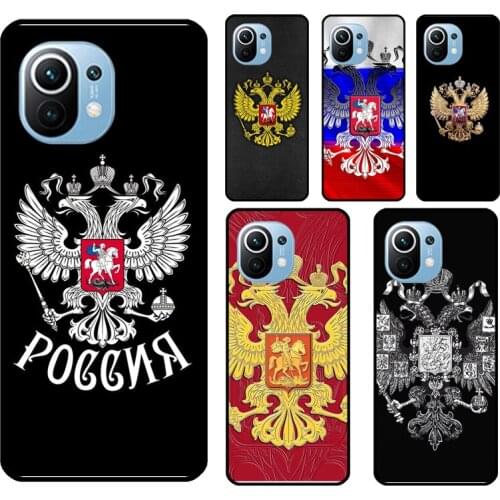Russian Coat of Arms Case For POCO M3 F2 F3 X3 Pro Phone Cover For Xiaomi Mi 11 Ultra 10T Pro Mi Note 10 Lite
