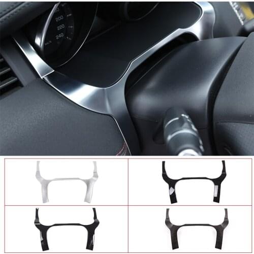 For Landrover Range Rover Evoque 12-17 Carbon Fiber Style ABS Plastic Dashboard Decoration Frame Cover Trim For LHD