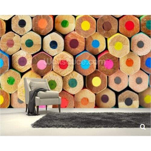 Custom children wallpaper,Pencil Pattern,3D cartoon murals for childrens rooms park living room backdrop waterproof wallpaper