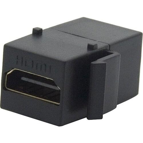 HDMI Keystone Adapter Female Coupler Socket Insert Connector Suitable For Wall Plate Or Blank Patch Panel