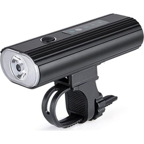 Bike Light USB Rechargeable Bicycle Front Headlight Aluminum Alloy LED Light Waterproof with 5 Light Modes for MTB Mountain Bike