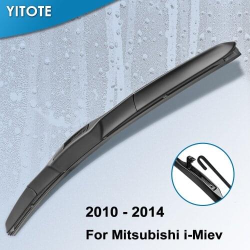 YITOTE Hybrid Wiper Blades for Mitsubishi i-Miev 26" Fit Hook Arms 2010 2011 2012 2013 2014