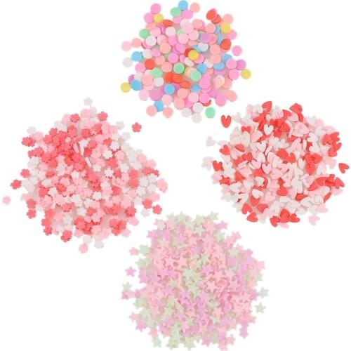 Clay Polymer 20g about 2000pc Candy Star Flowers Snowflake UV Resin Epoxy Resin Mold Making Jewelry Filling For DIY Jewelry