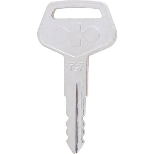 For Komatsu Excavator Dozer Loader Ignition Lock Key Part Number 787 Fit PC60 120 200-3/4/5/6