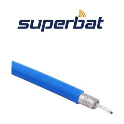 Superbat M17/60 RG142 RG141 / 10ft Coax Cable Blue RF Coaxial Cable