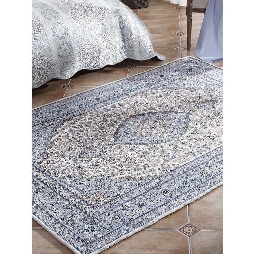 American Style Carpet Living Room Persian Vintage Bedroom Carpet Study Sofa Home Retro Floor Mat Europe Jacquard Woven Rug