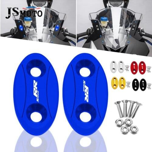 Motorcycle Windscreen Driven Mirror Eliminators Cap For BMW S1000RR s1000rr 2009-2017 S1000 RR CNC Aluminum Mirror Hole Cover