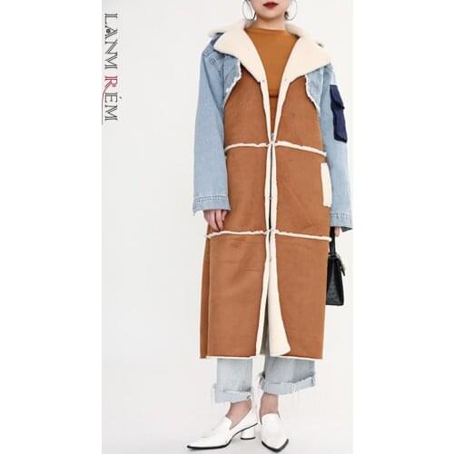 Женские джинсовые пальто LANMREM China At AliExpress