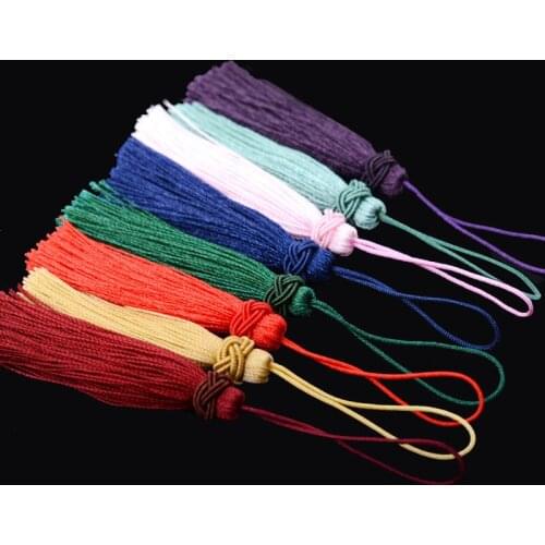 Mini nylon polyester Tassel Charm Pendants Necklace Earring Findings Tassels For DIY Jewelry Making Materials