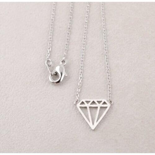 Fashion jewel jewelry gold silver plated cute layering necklace