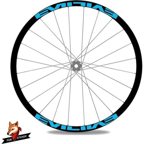 Road Bicycle Carbon Wheel Rim Sticker 24/30/38/40/50/55/60/80/88mm 26er 27.5er 29er MTB Bike Wheels Decal for-evil bikes