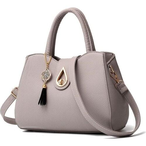 Women PU Shoulder Crossbody Bag Ladies Large Capacity Messenger Bags Korean Style Tassel Female Casual Handbags Totes