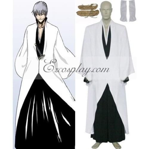 Bleach Ichimaru Gin Arrancar Cosplay Costume E001