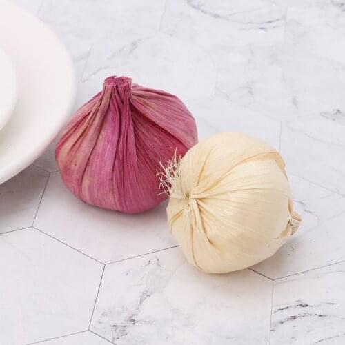 Lifelike Artificial Fake Garlic Vegetables Model Party Home Kitchen Decor Kids Props Toy B85C