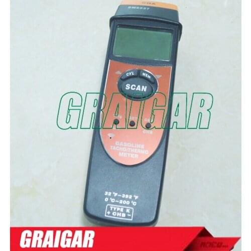 Hand-held Digital Gasoline Engine Speed Tachometer SM8237 Speed Tachometer RPM Meter Multi-Functional Recording Tester