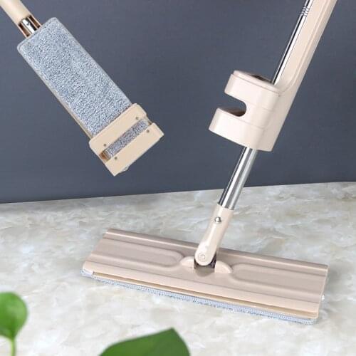 Free Hand Washing Magic Mop Self-Wringing Flat Mop Lazy Home Cleaner Automatic Spin 360 Rotating Wooden Floor Household Cleaning