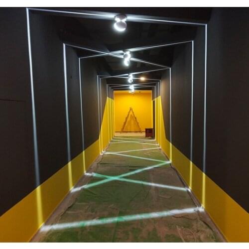 BEIAIDI Outdoor Annular Contour Lamp Sill Window Led Wall Lamp Ray Line Wall Light Hotel KTV Corridor Aisle Door Frame Spotlight