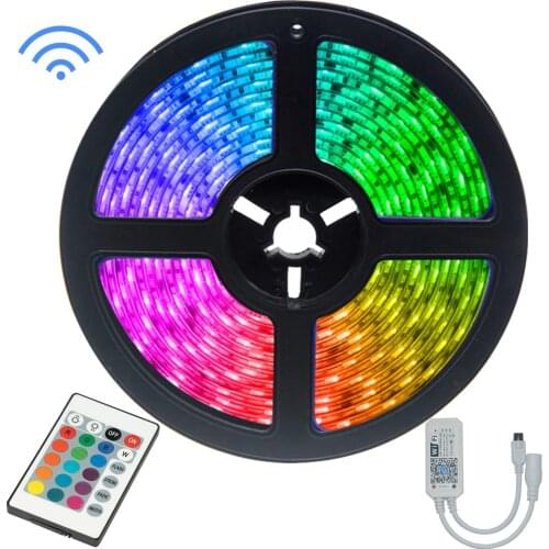 Smart WiFi control is suitable for bedroom family party decoration 65.6 ft about 20M Led Strip Lights RGB 2835 Lamp