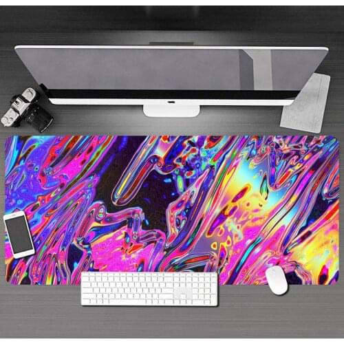 Strata Liquid Abstract Art Unique Game Mousepad Mousepad HD Printing Computer Gamers Mouse Pad XXL90x40cm Keyboard PC Desk Pad