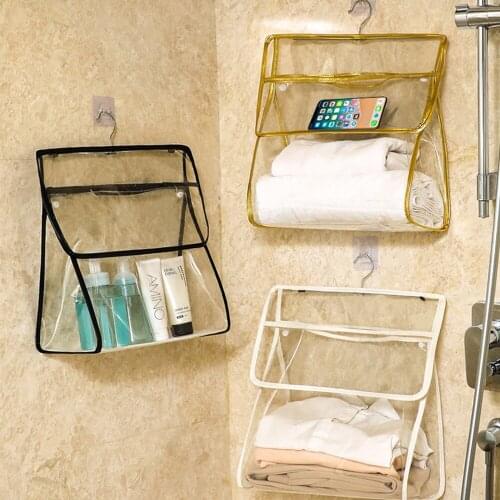 Bathroom Accessories Shower Clothes Waterproof Hanging Bag To Put Clothes On The Bedroom Wall Hanging Organizer Storage Bag