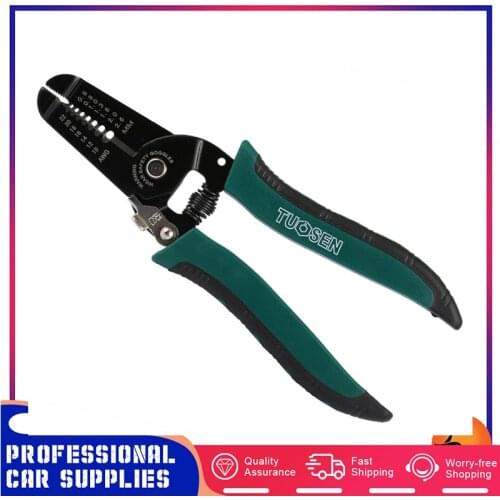6" Manual Wire Stripper Cutter Hand Tool Wire Stripping Plier Crimping Car Connector Bolt Cable Repair Accessories
