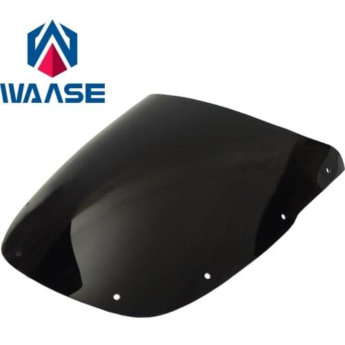 Waase Motorcycle Dark Smoke Standard Windscreen Windshield Wind Shield For KAWASAKI Ninja ZX-6R ZX6R ZX600F F1-F3 1995 1996 1997