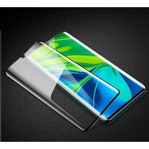 Full Glue Glass For Xiaomi Mi Note 10 Note10 CC9 Pro Full Adhesive Tempered Glass Curved Screen Protector for Xiaomi Note 10 Pro
