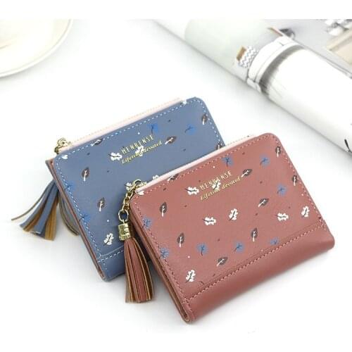 Women Wallets Casual Floral Print Crochet Female Purse Zipper Flower Handbag Clutch Bag Wallet Card Holder Coin Pocket