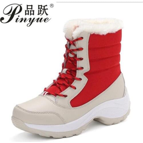 Snow Boots Plush Warm Ankle Boots For Women Winter Shoes Waterproof Boots Women Female Winter Shoes Booties Botas Mujer