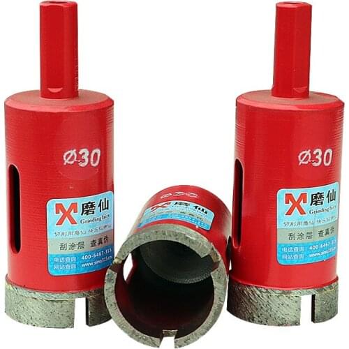 1PCS Diamond Cobblestone Marble Material Open Hole Wall Water Drilling Diamond Tile Drilling Triangle Drill