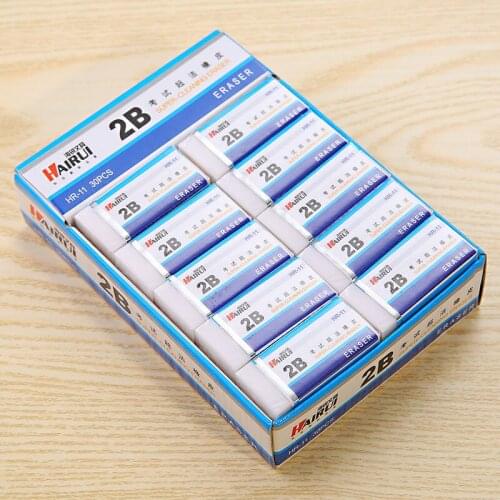 10PCS Soft 2B Pencil Eraser for Writing School Students Paiting Drawing Stationery Nursery Gift Sketch Supplies