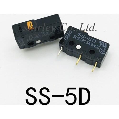 100% New original Micro switch Travel switch limit switch SS-5D 5A 125VAC