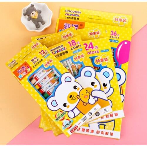 12/18/24/36 color hexagonal washable lovely crayons kindergarten painting art student supplies