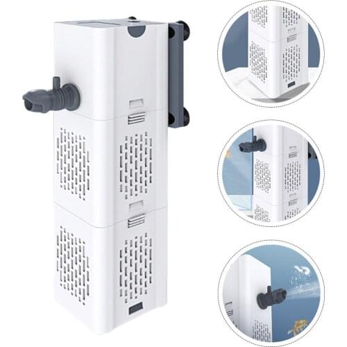 Aquarium Filter Pump 4 In 1 Fish Tank Submersible Air Oxygen Internal Pump aquarium air pump Wave pump aquarium powerhead pump