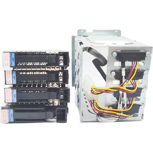 For ML110G7 server 4-bay hard drive cage / backplane 637214-001 with HDD tray ML110G7 3.5 inch SAS SATA server hard drive bay