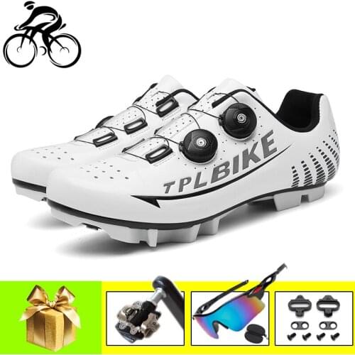 Men sapatilha ciclismo Women Cycling Sneakers add SPD-SL Pedals Cycling Sneakers Outdoor Professional Athletic MTB Bike Shoes
