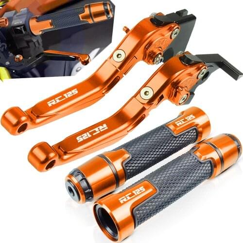 For RC 125 2011 2012 2013 2014 2015 2016 2017 2018 2019 RC125 Motorcycle brake handle Adjustable Brake Clutch Lever Handbar