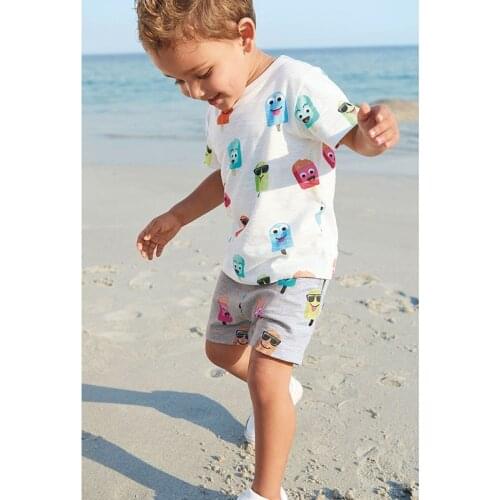 Quality t-shirt Shorts Pants Baby Boys Clothes Sets Brand 100% Cotton Casual Sports Outfit Infant Kids Boys Beach Children Suits