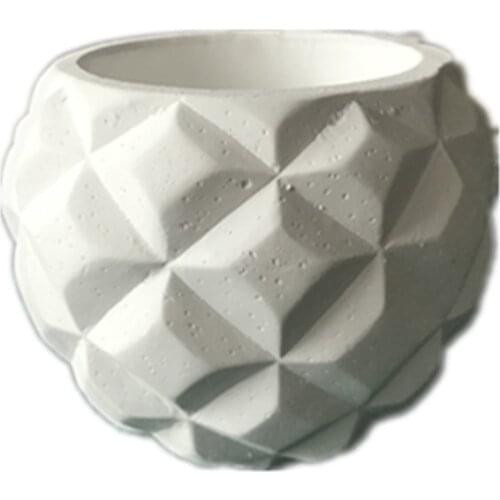 Creative 3D Pineapple Planter Making Tool Handmade Silicone Flower Pot Molds for Concrete Diy Cement Mold