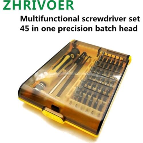 45 in one screwdriver tool set iPhone Android mobile phone computer Watch glasses multi-function repair combination