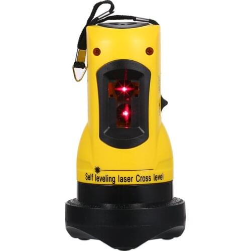 2 Lines Cross Laser Level 360 Rotary Cross Line Leveling level Measuring Instruments Vertical & Horizontal
