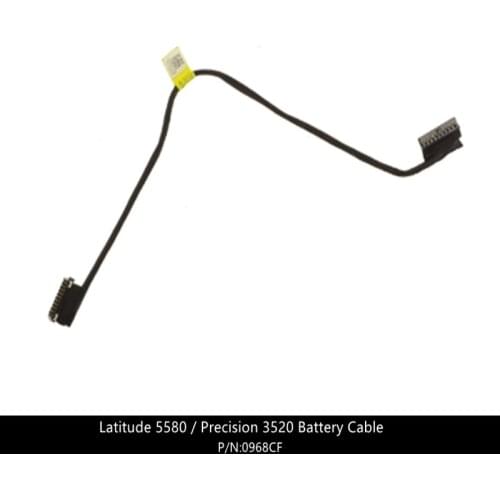 New For Dell Latitude 5580 / Precision 3520 Battery Cable - Cable Only - 968CF 0968CF DC02002NW00 w/ 1 Year Warranty