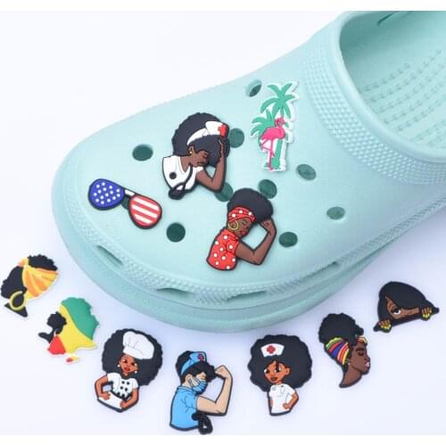 Hot Selling 1PCS Medical Equipment Icon Shoes Charms For DIY Croc Charms JIBZ Nurse Hole Slipper Wristband Decoration Gifts