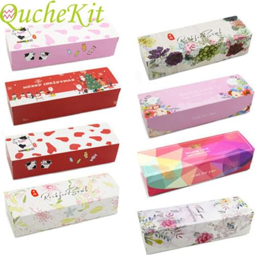 20pc 60-80g Mid-Autumn Festival Mooncake Paper Box Christmas Wedding Birthday Party Handmade Flower Thank You Gift Boxes Packing