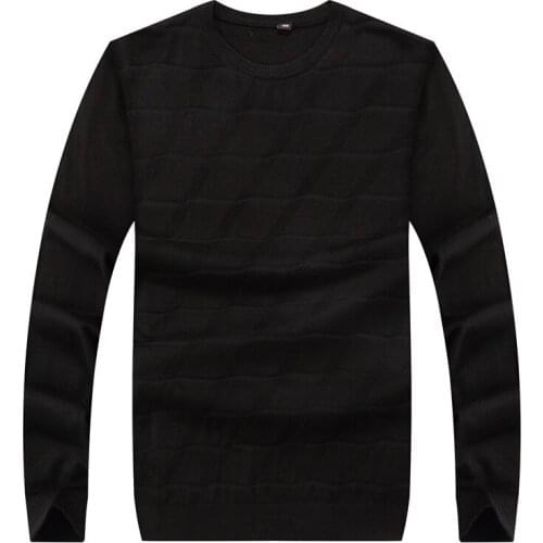 Plus size 8XL 6XL New Autumn Fashion Brand Casual Sweater O-Neck Slim Fit Knitting Mens Sweaters And Pullovers Men Pullover Men