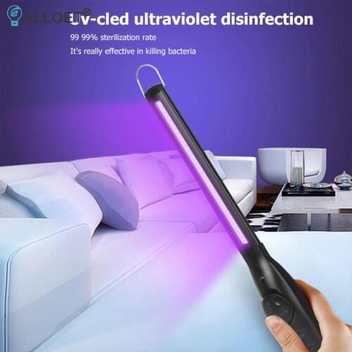 LED Portable UV Sterilizer Disinfection Light Germicidal UV Lamp Disinfection Light Handheld Germicidal Lamp for Home Office