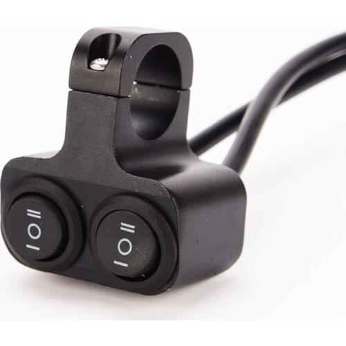 1Pc 12V 22MM Universal Motorcycle Handlebar Double Control Switch Headlight Double Flasher Speaker Switch Motorcycle accessories